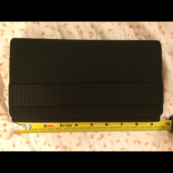 Black cloth clutch - Picture 6 of 7